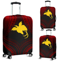 Papua New Guinea Luggage Covers - Raggiana Bird of Paradise Polynesian Patterns - Polynesian Pride
