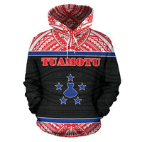 Tuamotu All Over Hoodie Polynesian Hoodie Style - Polynesian Pride