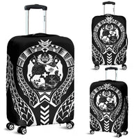 Tonga Luggage Cover - Polynesian Tribal Black - Polynesian Pride