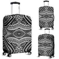Micronesia Luggage Covers - Micronesian Pattern Black - Polynesian Pride