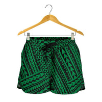 Polynesian Nation Green Women's Short - Polynesian Pride