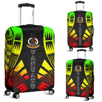 Vanuatu Luggage Cover - Polynesian Tattoo Reggae Reggae - Polynesian Pride