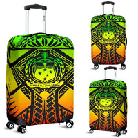 Samoa Polynesian Luggage Covers - Samoa Reggae Seal with Polynesian Tattoo - Polynesian Pride