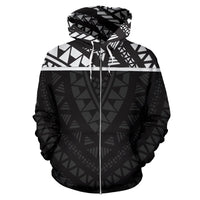 Micronesia All Over Zip up Hoodie Polynesian Hoodie Style - Polynesian Pride