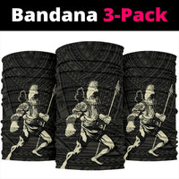 Polynesian Warrior Ikaika Hawaii Bandana 3 - Pack - Beige - Polynesian Pride