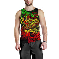 Guam Polynesian Men's Tank Top - Reggae Shark Polynesian Tattoo - Polynesian Pride