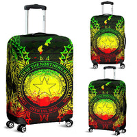 Northern Mariana Islands Polynesian Luggage Covers Map Reggae Reggae - Polynesian Pride