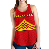 Hawaii Mauna Kea Polynesian Women's Racerback Tank - Polynesian Pride