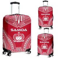 Samoa Flag Polynesian Chief Luggage Cover Red - Polynesian Pride