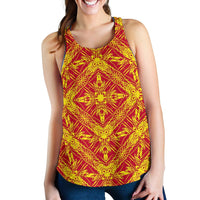 Polynesian Women's Racerback Tank Orange - Polynesian Pride