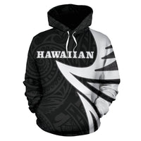 Hawaiian Turtle Polynesian Hoodie Warrior Style - Polynesian Pride