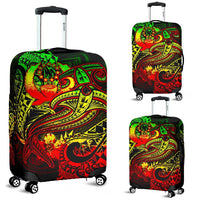 Pohnpei Luggage Covers - Reggae Shark Polynesian Tattoo - Polynesian Pride
