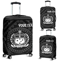 Samoa Personalised Luggage Covers - Samoa Seal In Polynesian Tattoo Style - Polynesian Pride