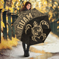 Guam Umbrella Turtle Coat of Arms Polynesian Pattern - Polynesian Pride