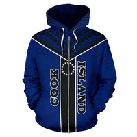 Cook Island Is My Homeland Zipper Hoodie Unisex Black - Polynesian Pride