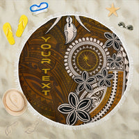 Chuuk Custom Personalised Beach Blanket - Polynesian Boar Tusk - Polynesian Pride