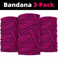 Polynesian Nation Pink Bandana 3 - Pack - Polynesian Pride