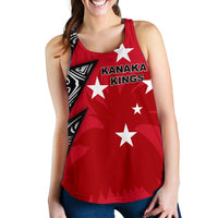 Kanaka Kings Women's Racerback Tank - Flash Style - Polynesian Pride