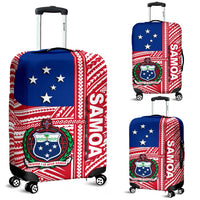 Samoa Flag Polynesian Luggage Covers - Polynesian Pride