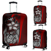 Pohnpei Micronesian Luggage Covers Red - Turtle With Hook Red - Polynesian Pride