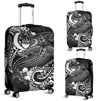 Pohnpei Luggage Covers - White Shark Polynesian Tattoo - Polynesian Pride