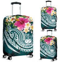 Samoa Polynesian Luggage Covers - Summer Plumeria - Polynesian Pride