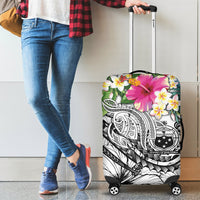 Polynesian Samoa Luggage Covers - Summer Plumeria (White) White - Polynesian Pride