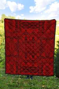 Polynesian Premium Quilt Red - Polynesian Pride
