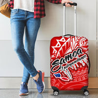 Samoa Polynesian Luggage Covers - Independence Day Red Version - Polynesian Pride