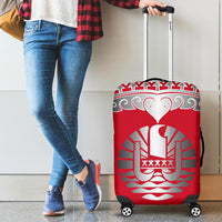 Tahiti Polynesian Luggage Cover - Wave Style - Polynesian Pride