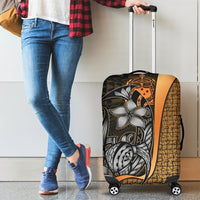 Samoa Polynesian Luggage Covers Gold - Turtle With Hook - Polynesian Pride