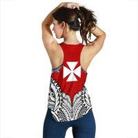 Wallis And Futuna Premium Racerback Tank A7 - Polynesian Pride