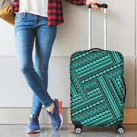 Polynesian Nation Turquoise Luggage Covers Turquoise - Polynesian Pride