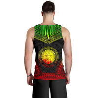 Northern Mariana Islands Men's Tank Top - Polynesian Chief Reggae Version - Polynesian Pride