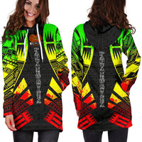 Papua New Guinea Hoodie Dress - Polynesian Tattoo Reggae - Polynesian Pride