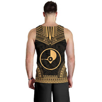 Yap Men's Tank Top - Polynesian Chief Gold Version - Polynesian Pride
