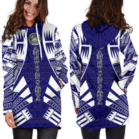 American Samoa Hoodie Dress - Polynesian Tattoo Flag - Polynesian Pride