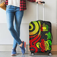 Samoa Polynesian Luggage Covers - Reggae Tentacle Turtle - Polynesian Pride