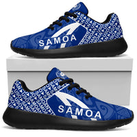 Samoa Sporty Sneakers - Transit Blue Style - Polynesian Pride