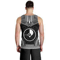 Yap Men's Tank Top - Polynesian Chief Black Version - Polynesian Pride