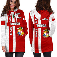 Tonga Rugby Hoodie Dress Mate Ma'a - Polynesian Pride
