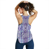 Polynesian Women's Racerback Tank Violet - Polynesian Pride