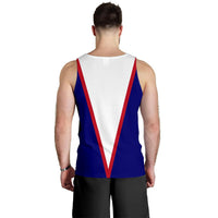 American Samoa Men's Tank Top - Eagle Blue - Polynesian Pride