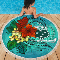 Samoa Beach Blanket - Tropical Flowers Style - Polynesian Pride