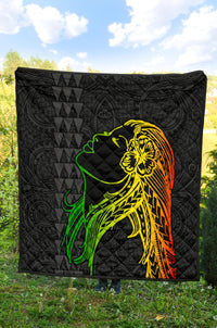 Hula Girl Premium Quilt - Polynesian Pride