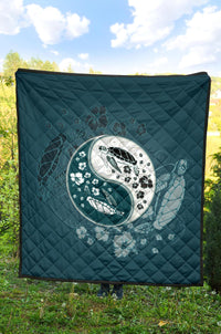 Turtle Yinyang Premium Quilt - Polynesian Pride