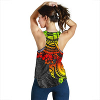 Polynesian Women's Racerback Tank - Polynesian Reggae Turtle - Polynesian Pride