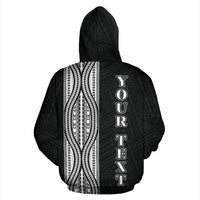 Hawaii All Over Custom Hoodie Mantafish Polynesian Style - Polynesian Pride
