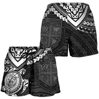 Fiji Polynesian Shorts (Women) - White Turtle White - Polynesian Pride