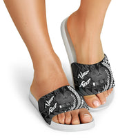 Papua New Guinea Slide Sandals - Custom Personalised Wings Style - Polynesian Pride